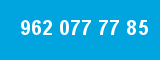 962 077 77 85 962 077 77 85